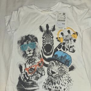 Zara Baby Boy T-shirt, white, size 2-3